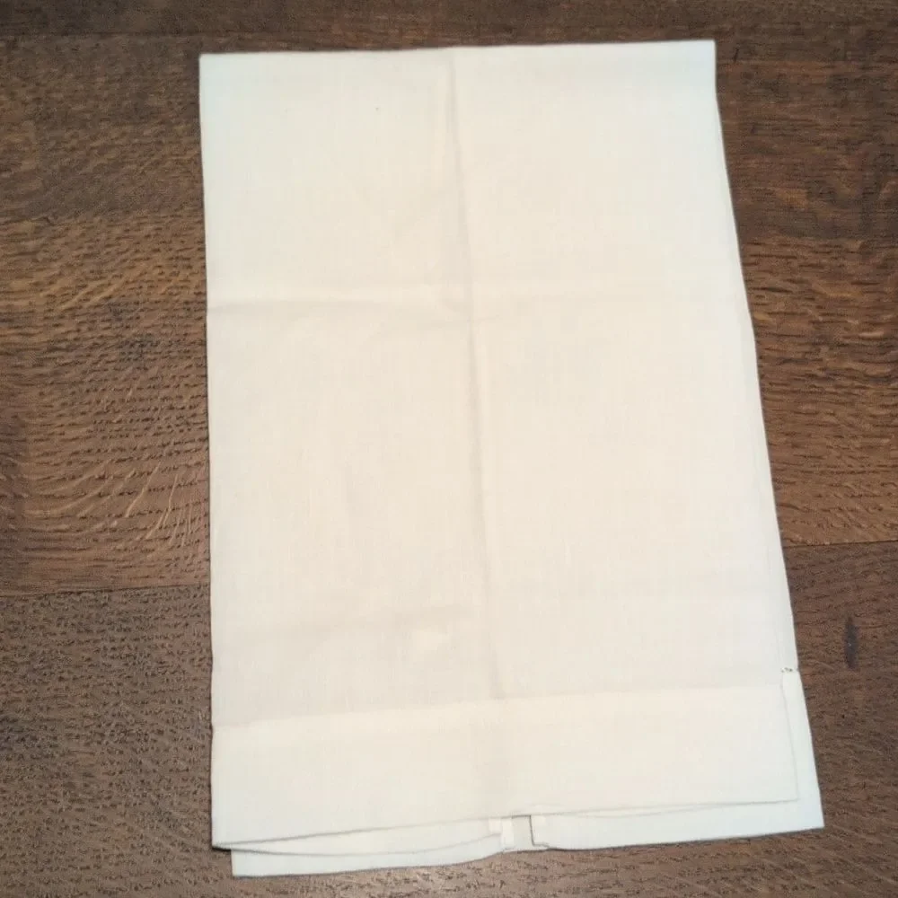 Embroidered Fruit Basket Tea Towel